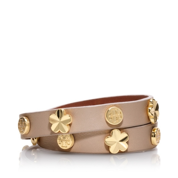 Tory Burch Jewelry - Tory Burch double flower wrap bracelet